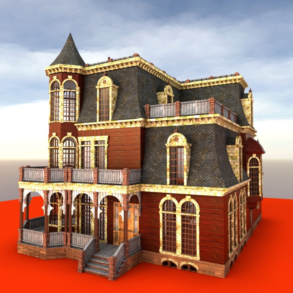 Victorian house with rooms preview image 1